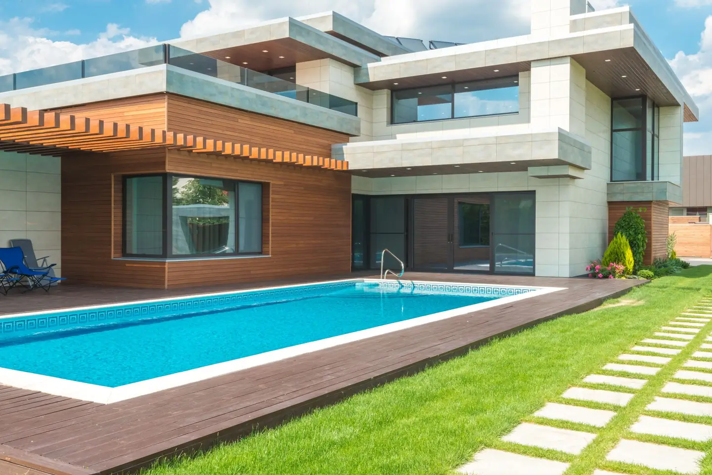 Swimming pool built in Lostock, NSW